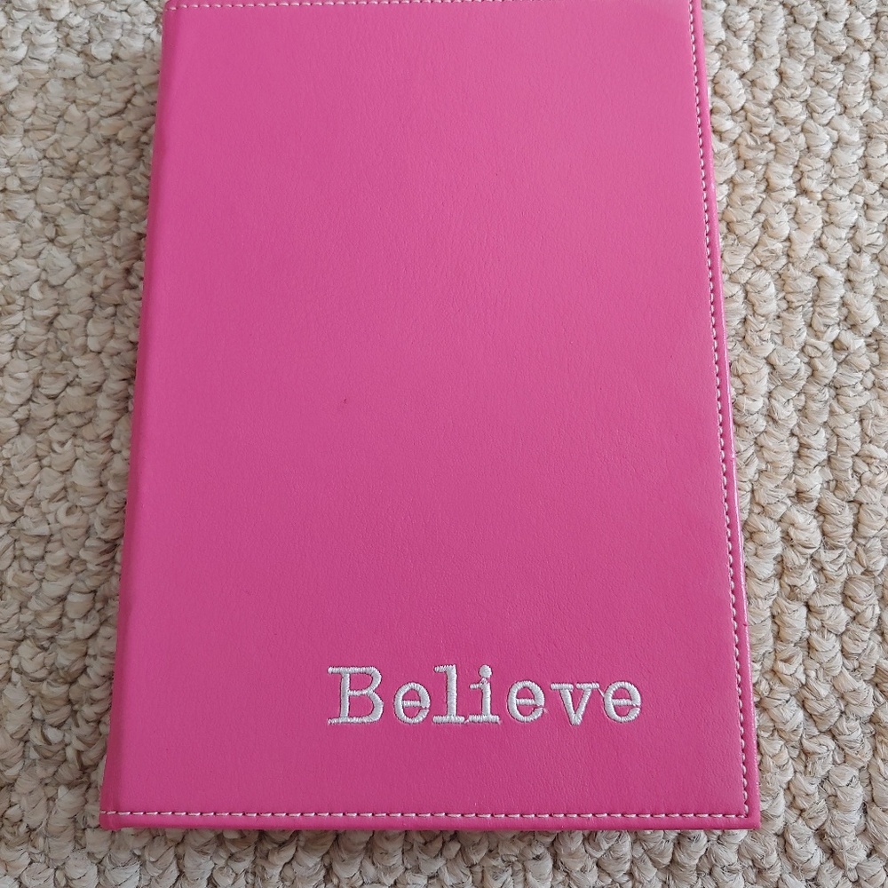 Believe pink journal